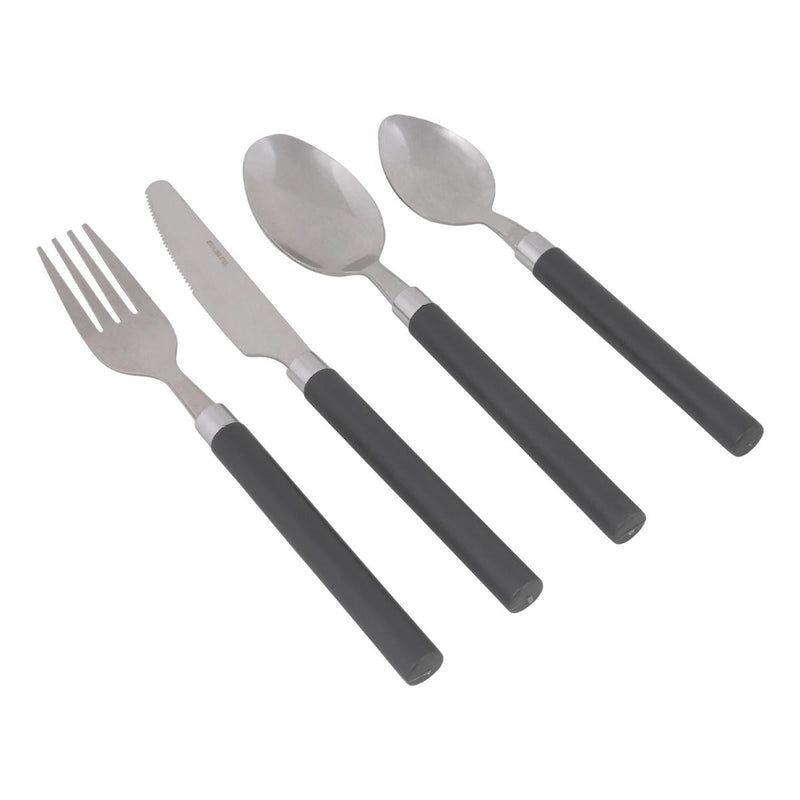 Bo-Camp Cutlery Set Rvs 16 Pieces 4 Persons Grey Bo-Camp - Dynamic Drive