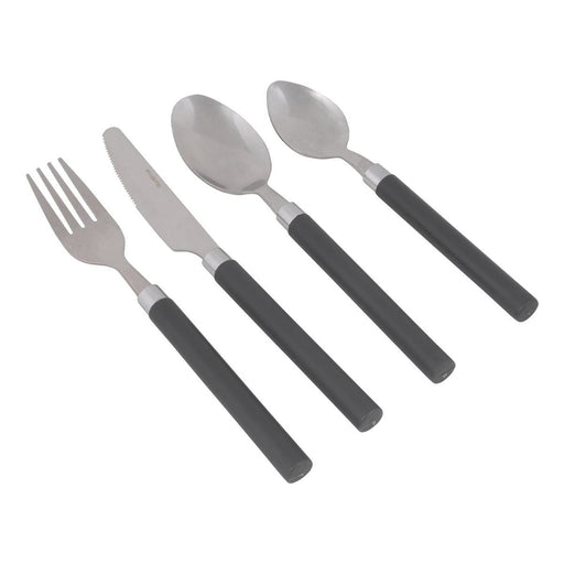 Bo-Camp Cutlery Set Rvs 16 Pieces 4 Persons Grey Bo-Camp - Dynamic Drive