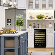 Baridi 54 Bottle Under-Counter/Freestanding Fridge & Cooler 60cm DH78 Baridi - Dynamic Drive
