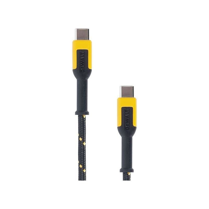 Dewalt Telecoms USB C to USB C Reinforced Charging Cable 1.8m (6ft) DEWALT Telecoms - Dynamic Drive