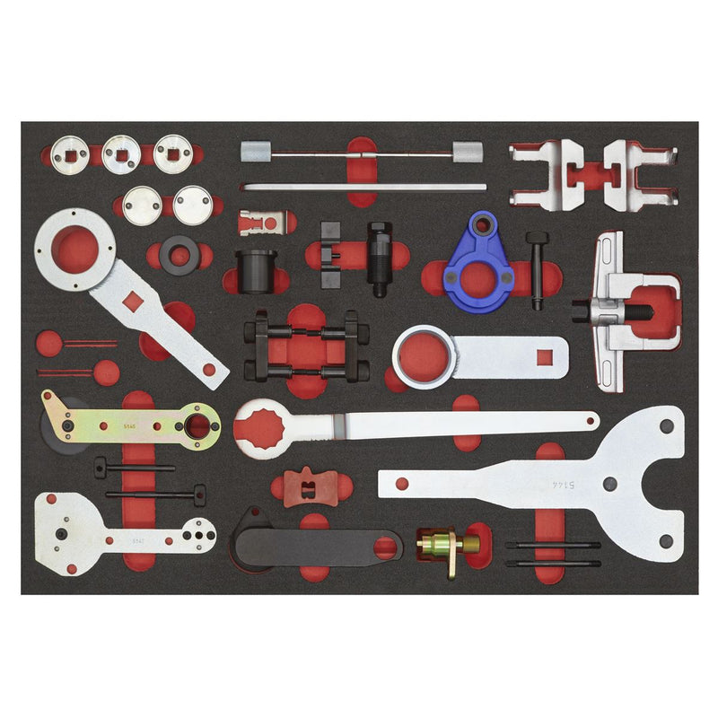Sealey Diesel & Petrol Master Timing Tool Kit 59pc VAG Belt/Chain Drive Sealey - Dynamic Drive