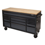 Draper BUNKER Workbench Roller Tool Cabinet, 15 Drawer, 61", Grey 08238 Draper - Dynamic Drive