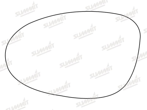 Summit Stick-On Standard Mirror Glass fits Renault Espace LHS Summit - Dynamic Drive