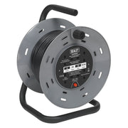 Sealey Cable Reel 25m 4 x 230V 2.5mmï Thermal Trip BCR2525 Sealey - Dynamic Drive