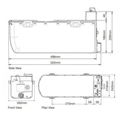 Whale Expanse Onboard Water Heater Gas and Electric with Flue Kit Whale - Dynamic Drive