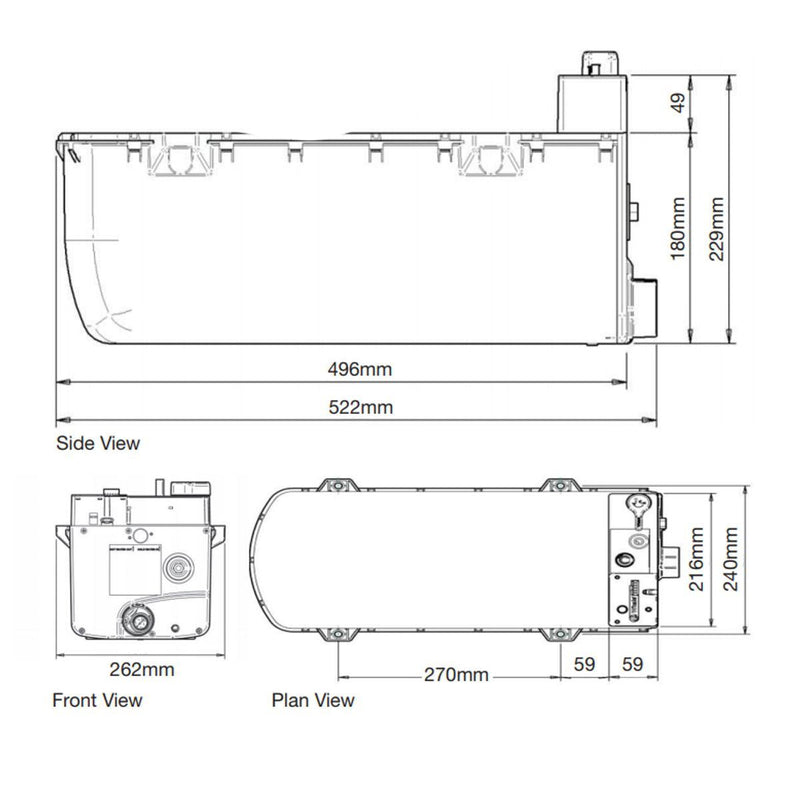Whale Expanse Onboard Water Heater Gas and Electric with Flue Kit Whale - Dynamic Drive