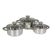 Bo-Camp Cookware Set Elan 3 Pieces RVS Bo-Camp - Dynamic Drive
