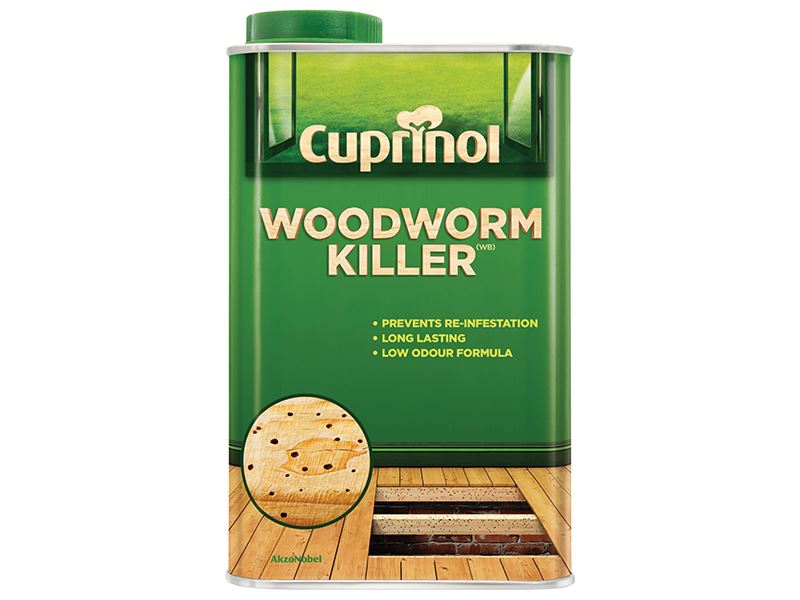 Cuprinol Low Odour Woodworm Killer 1 litre Cuprinol - Dynamic Drive