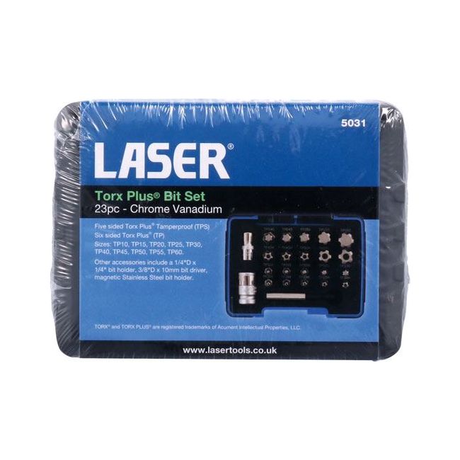 Laser Torx Plus Bit Set 23pc 5031 Laser - Dynamic Drive