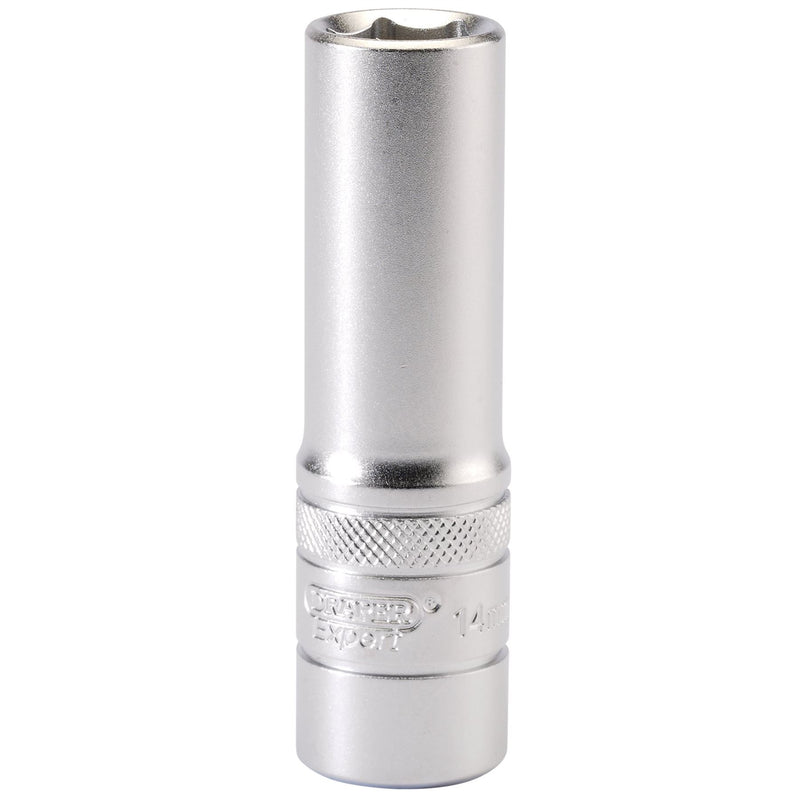 Draper 6 Point Metric Deep Socket, 1/2" Sq. Dr., 14mm 16647 Draper - Dynamic Drive