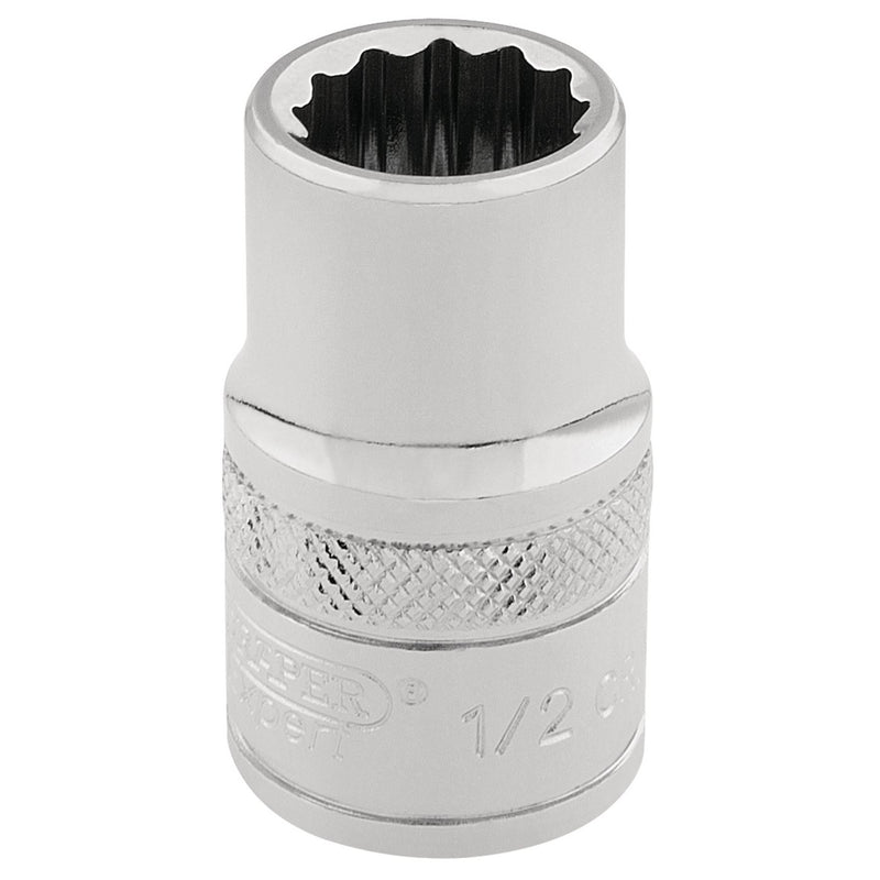 Draper HI-TORQ 12 Point Socket, 3/8" Sq. Dr., 1/2" 49387 Draper - Dynamic Drive