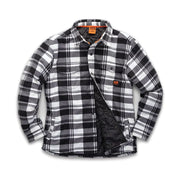 Scruffs Worker Padded Checked Shirt Black/White L Scruffs - Dynamic Drive