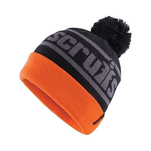 Scruffs Trade Bobble Hat Black/Orange Scruffs - Dynamic Drive