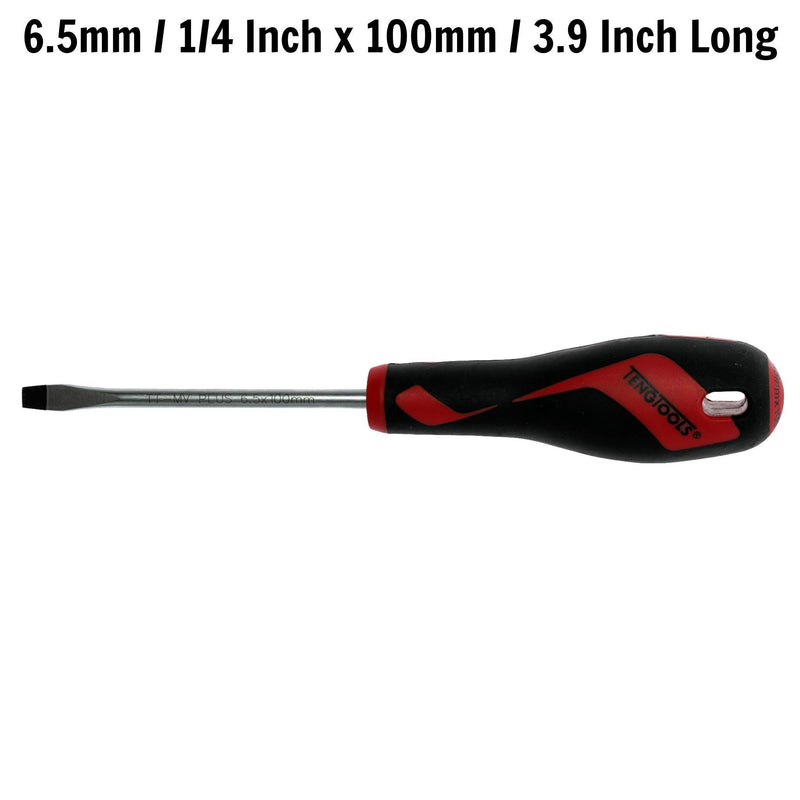 Teng Tools Flat Screwdriver 1.2 x 6.5 x 100mm L Teng Tools - Dynamic Drive