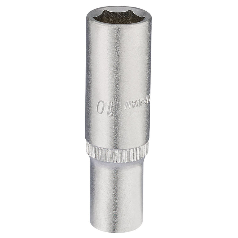 Draper Elora Deep Socket, 1/4" Sq. Dr., 10mm 58730 Draper - Dynamic Drive