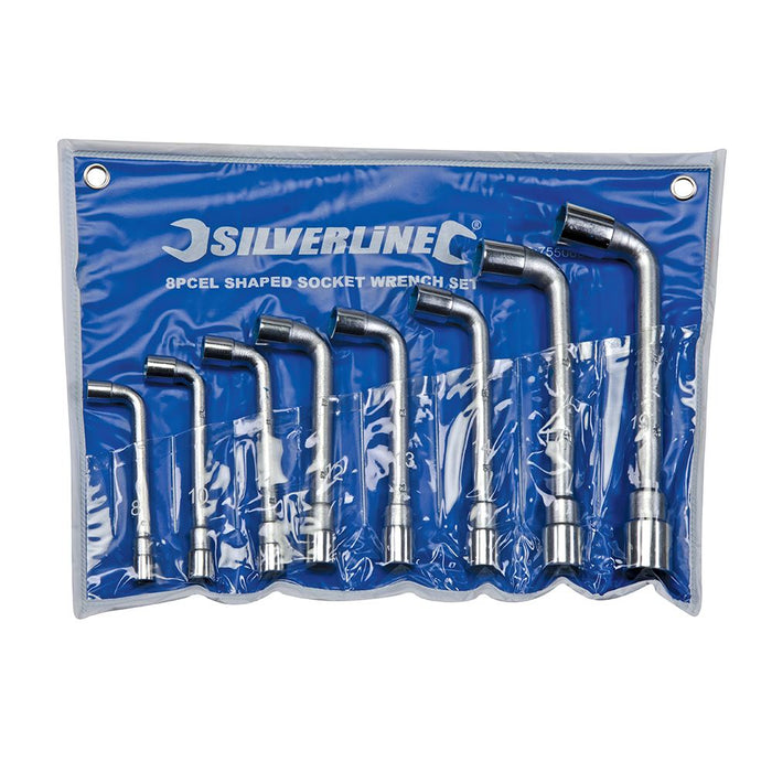 Silverline L-Shaped Socket Wrench Set 8pce 8 - 19mm Silverline - Dynamic Drive
