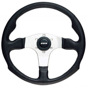320mm Black Moulded Steering Wheel + Boss fits BMW 518 535i 524td 525e 1981>1985 Mountney Classic  - Dynamic Drive