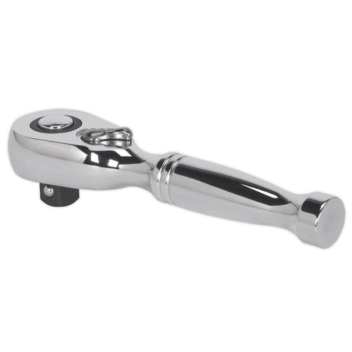 Premier Stubby Pear-Head Ratchet Wrench with Flip Reverse 3/8"Sq Drive Sealey Premier - Dynamic Drive