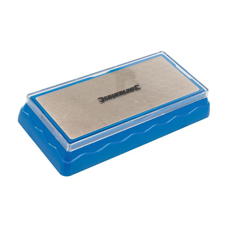 Silverline Double-Sided Diamond Bench Stone 400 / 1000 Grit Silverline - Dynamic Drive
