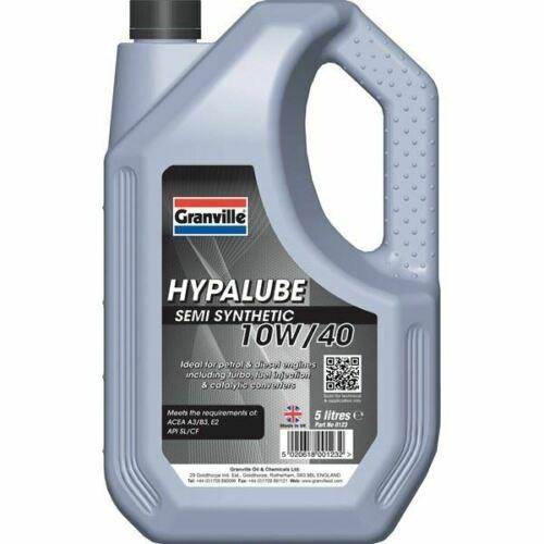 10w40 Semi Synthetic Engine Oil Granville Hypalube 5 Litre Petrol and Diesel Granville  - Dynamic Drive