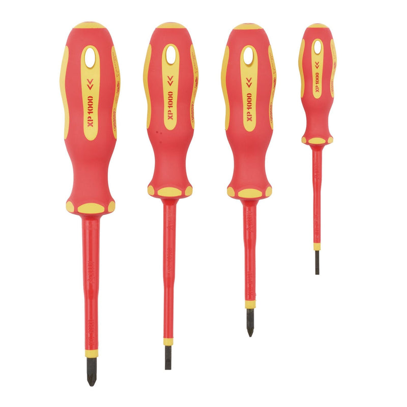Draper XP1000 VDE Screwdriver Set (4 Piece) 64693 Draper - Dynamic Drive