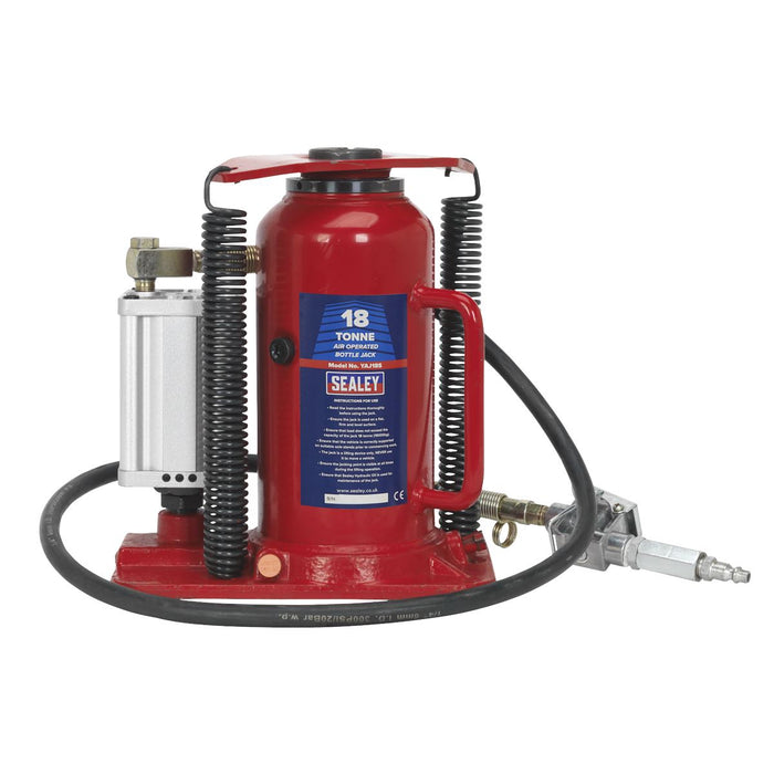Sealey Air Operated Bottle Jack 18 Tonne YAJ18S Sealey - Dynamic Drive