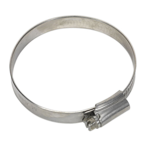 Sealey Hose Clip Stainless Steel 64-76mm Pack of 10 SHCSS3 Sealey  - Dynamic Drive