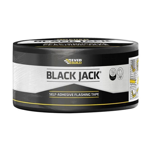Everbuild Sika Black Jack® Flashing Tape, Trade 100mm x 10m Everbuild Sika - Dynamic Drive