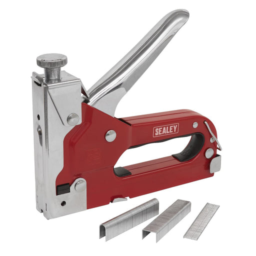 Sealey Staple & Nail Gun Heavy-Duty 4-14mm AK7061 Sealey  - Dynamic Drive