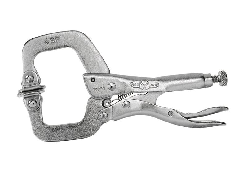Irwin® Vise-Grip® 4SP Locking C-Clamp Swivel Pad 100mm (4in) IRWIN® Vise-Grip® - Dynamic Drive