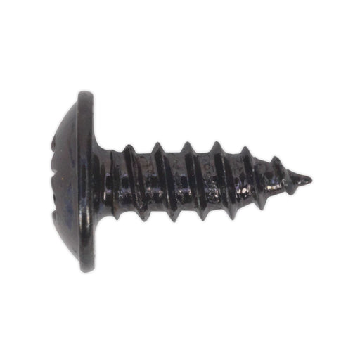 Sealey Self Tapping Screw 3.5 x 10mm Flanged Head Black Pozi Pack of 100 BST3510 Sealey - Dynamic Drive