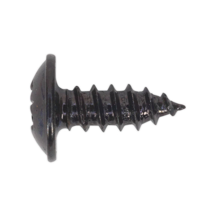 Sealey Self Tapping Screw 3.5 x 10mm Flanged Head Black Pozi Pack of 100 BST3510 Sealey - Dynamic Drive