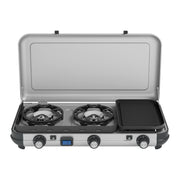 Campingaz Camping Kitchen 2 Multi-Cook Double Burner Portable Camping Gas Stove and Side Grill Campingaz - Dynamic Drive