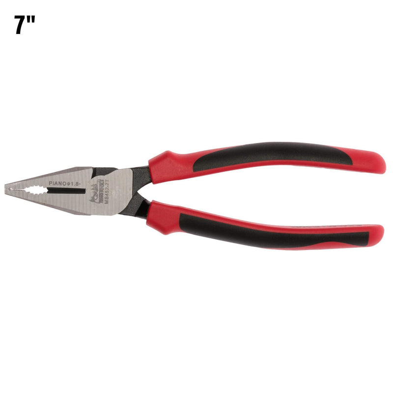 Teng Tools Heavy Duty Combination Plier TPR Grip 190mm Teng Tools - Dynamic Drive