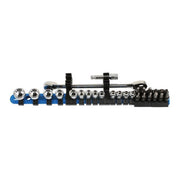 Laser Low Profile Alldrive Socket & Bit Set 1/4"D 27pc 6887 Laser - Dynamic Drive