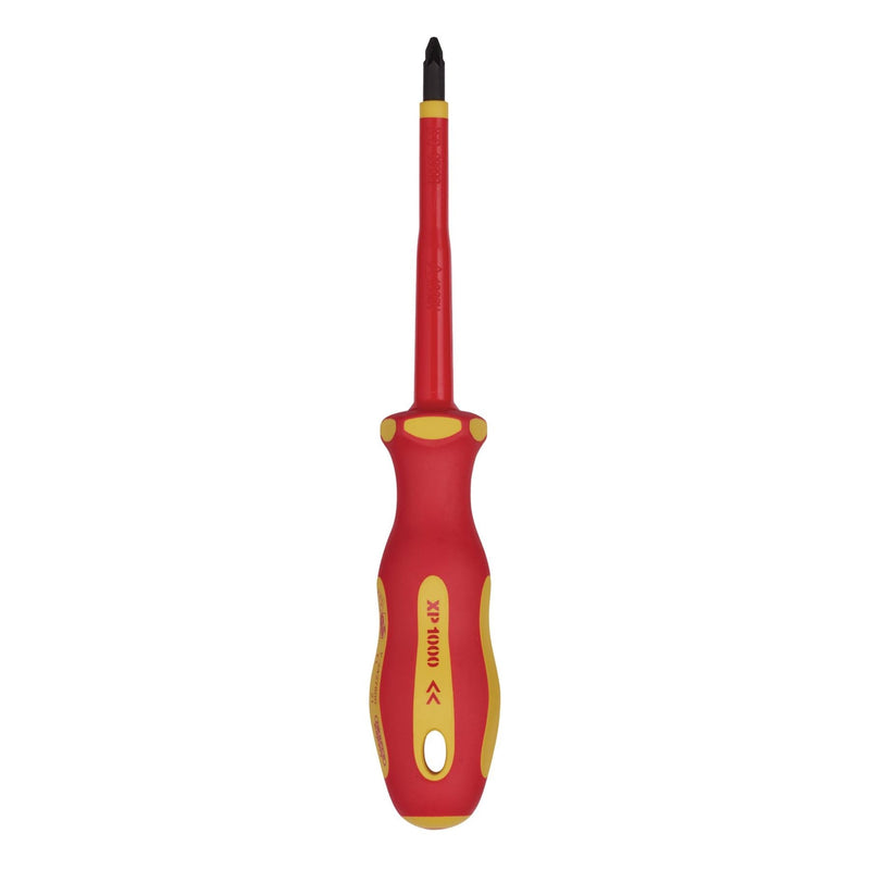 Draper XP1000 VDE PZ Type Screwdriver, No.2 x 100mm 64484 Draper - Dynamic Drive
