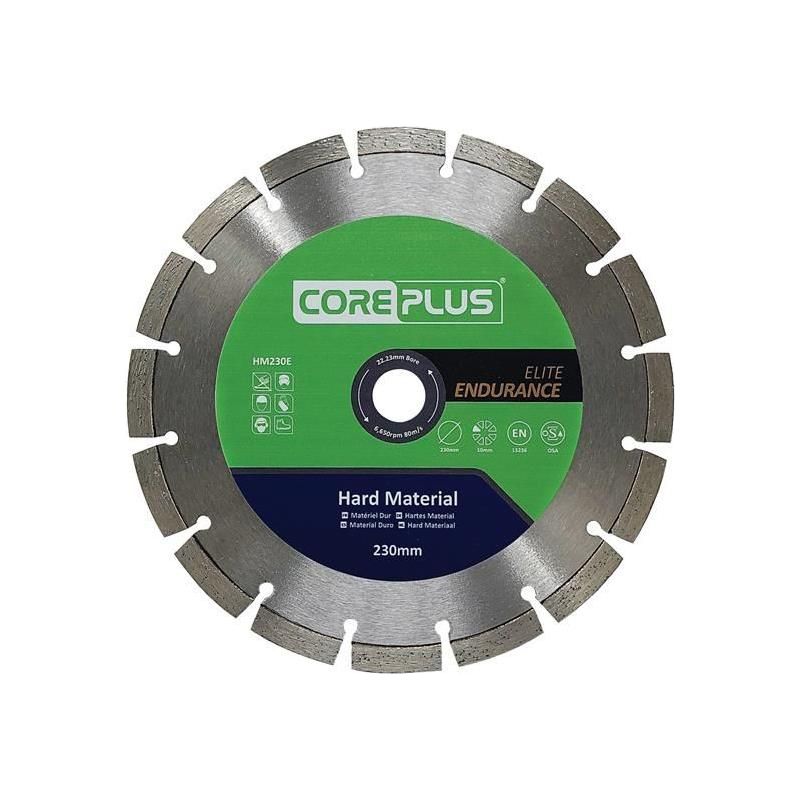 Coreplus HM230E Elite Hard Material Diamond Blade 230mm CorePlus - Dynamic Drive