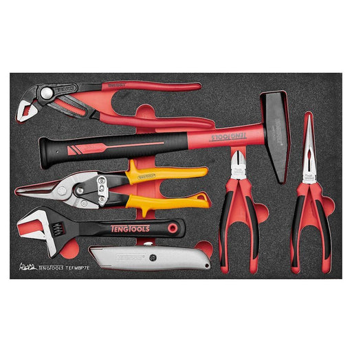 Teng Tools General Tool Set E FOAM3 7 Pieces Teng Tools - Dynamic Drive