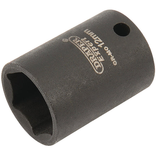 Draper Expert HI-TORQ 6 Point Impact Socket, 1/4" Sq. Dr., 12mm Draper - Dynamic Drive