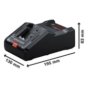 Bosch GAL 18V-160 C Professional Fast Charger 240V Bosch - Dynamic Drive
