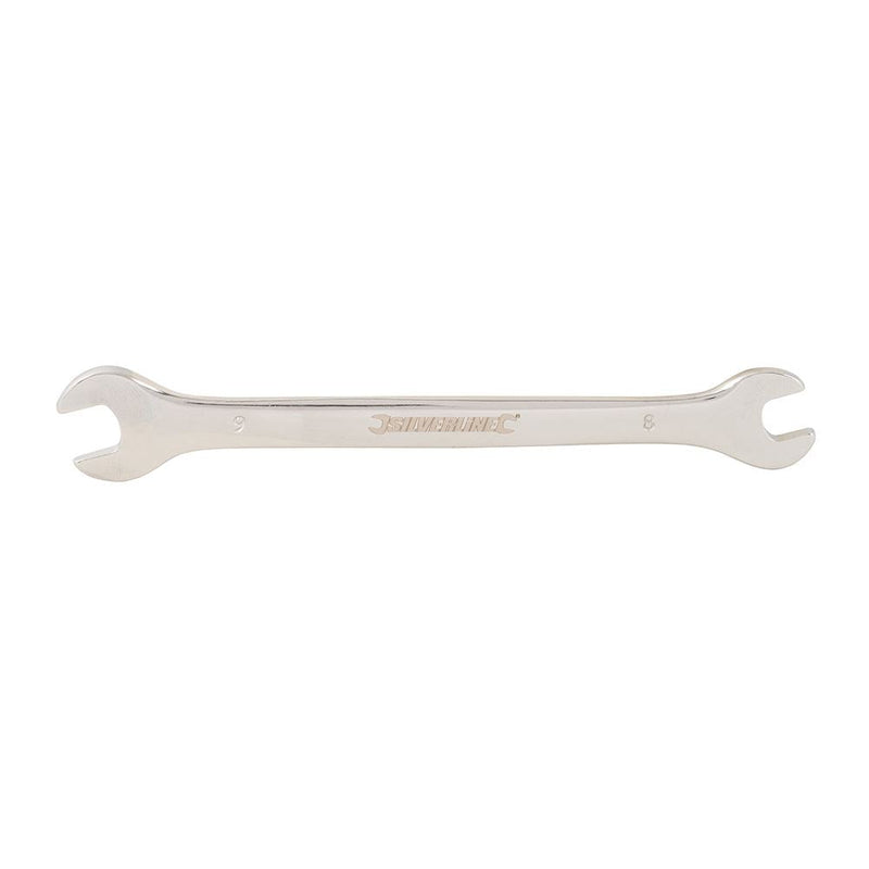 Silverline Open Ended Spanner 8 x 9mm Silverline - Dynamic Drive
