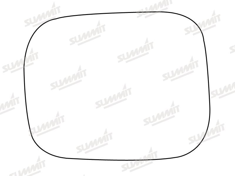Summit Stick-On Standard Mirror Glass fits Volvo XC70 06 on LHS Summit - Dynamic Drive