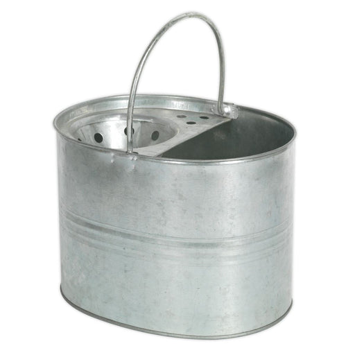 Sealey Mop Bucket 13L Galvanized BM08 Sealey - Dynamic Drive
