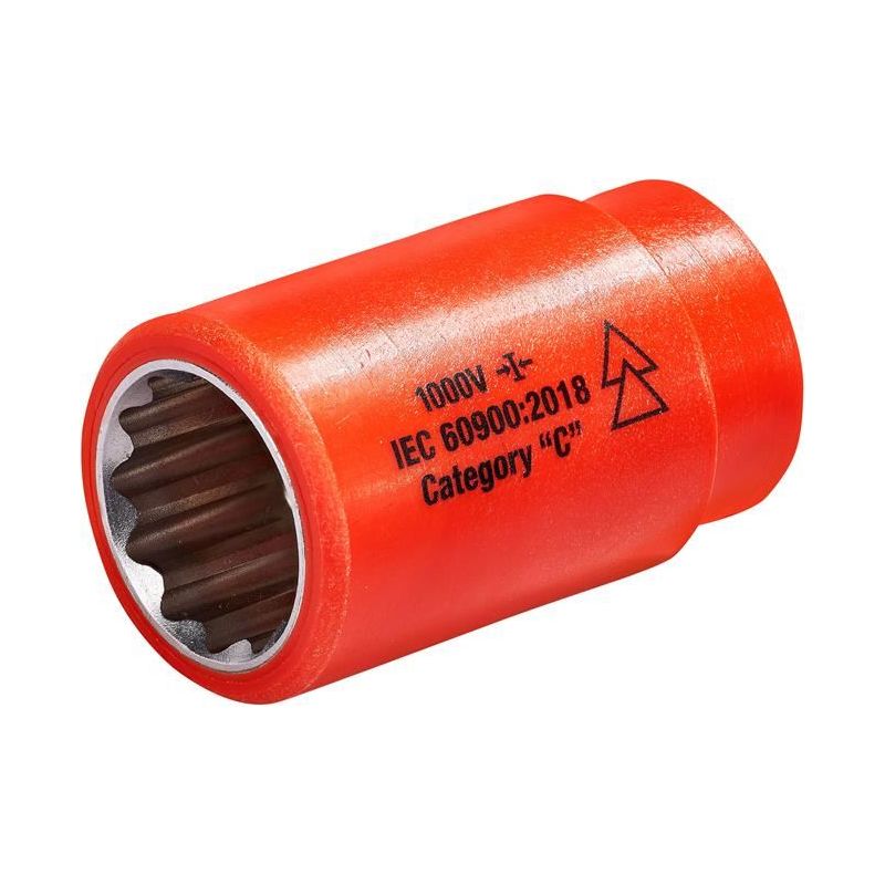 Itl Insulated Insulated 1/2in Drive Socket 19mm ITL Insulated - Dynamic Drive