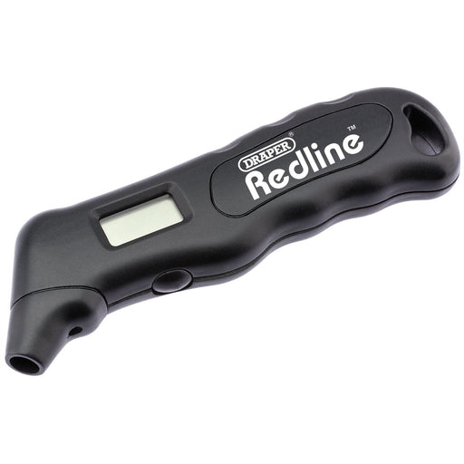 Draper Redline Digital Tyre Pressure Gauge, 0 - 100psi 68474 Draper - Dynamic Drive