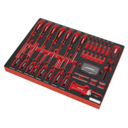 Sealey Tool Tray with Screwdriver Set 72pc TBTP04 Sealey - Dynamic Drive