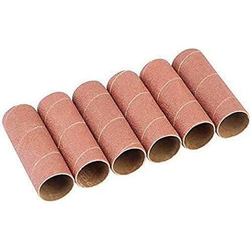 Draper Aluminium Oxide Sanding Sleeves for 10773, 38mm (Pack of 6) 25189 Draper - Dynamic Drive