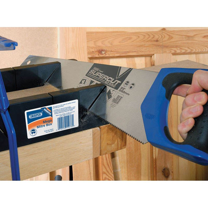 Draper Mega Mitre Box (325mm x 180mm x 60mm) 55076 Draper  - Dynamic Drive