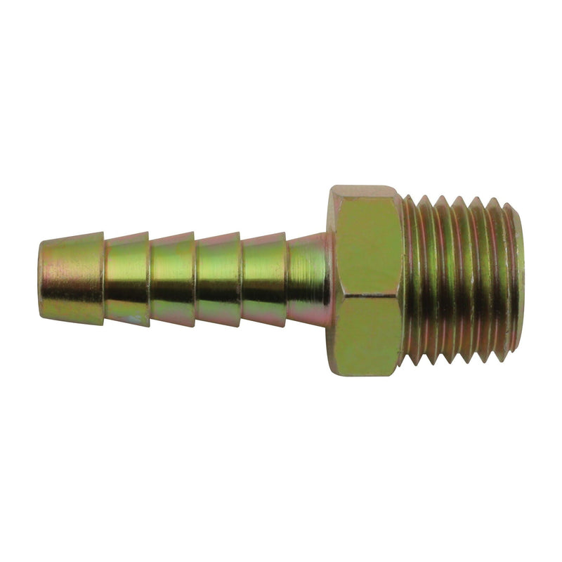 Connect Air Line Screwed Tailpiece 1/4" BSP x 1/4" Hose Tail 5pc 30994 Tool Connection - Dynamic Drive