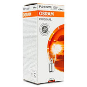 10x Original 12v P21/5W (BAY15d / 380) 21/5w Clear Bulbs [7528] Osram - Dynamic Drive